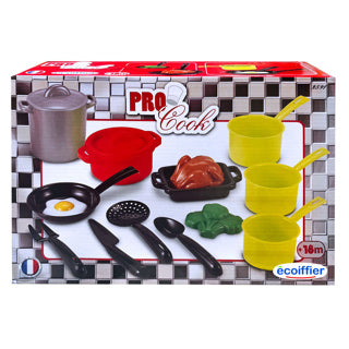 Pfanne Set mit Küchenwerkzeugen