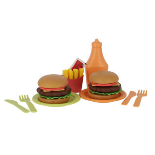 Jipy Hamburger-Spielset aus Biokunststoff, 25-teilig