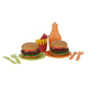 Jipy Hamburger-Spielset aus Biokunststoff, 25-teilig