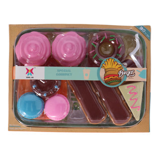 Food -Set Donut und Macaron