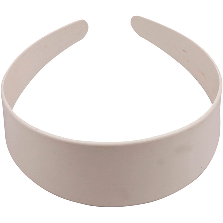 Creativ Company Kunststoff-Haarband, B: 40 mm, weiß, 1 Stück