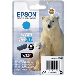 Epson 26XL Cyan-Tintenpatrone