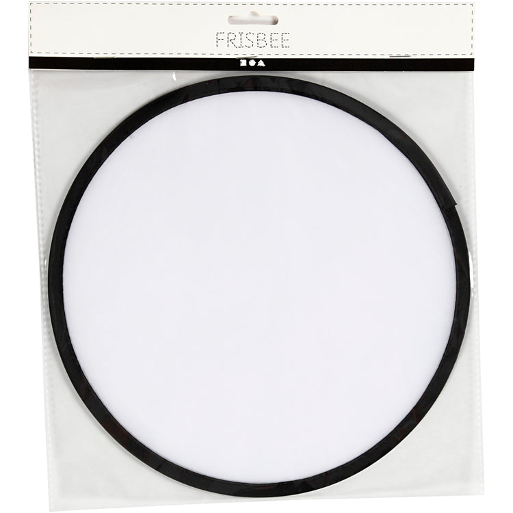 Creativ Company Frisbee, D 25 cm, weiß, 1 Stück