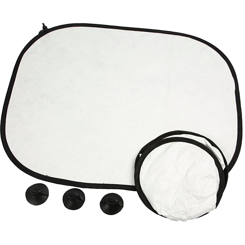 Creativ Company Sonnenschirme Auto, H: 35 cm, B: 44 cm, 2 Stück 1 Karton