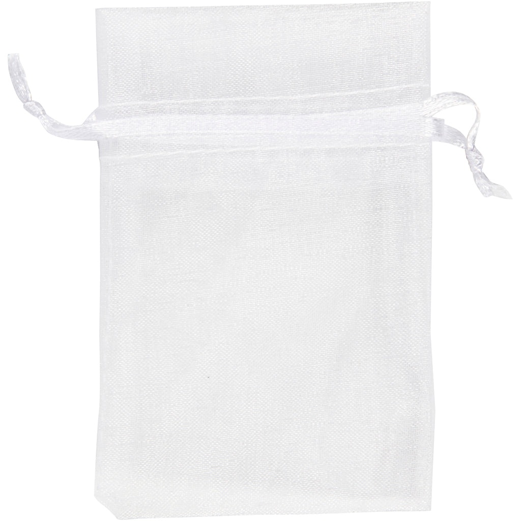 Creativ Company Organza -Taschen mit Fusselschließung