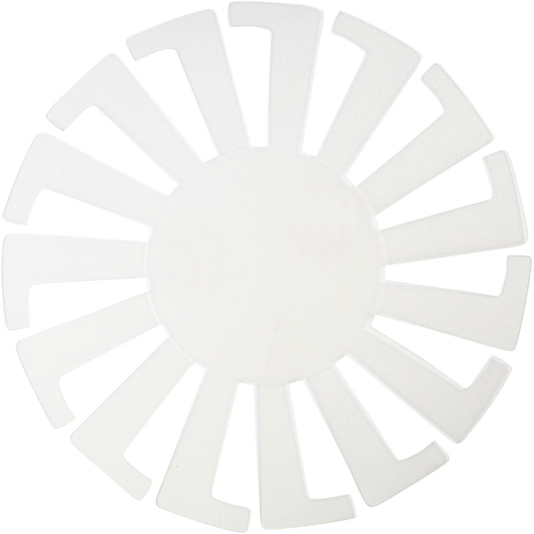 Creativ Company Korbflechtschablone, H: 8 cm, T 14 cm, transparent, 10 Stück 1 Box