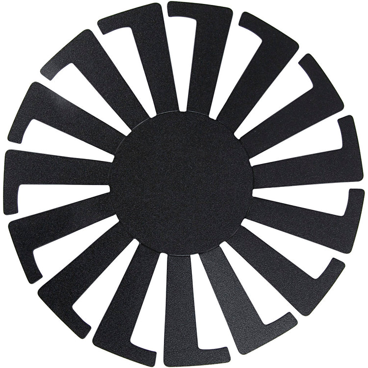 Creativ Company Korbflechtschablone, H: 8 cm, T 14 cm, schwarz, 10 Stück 1 Box