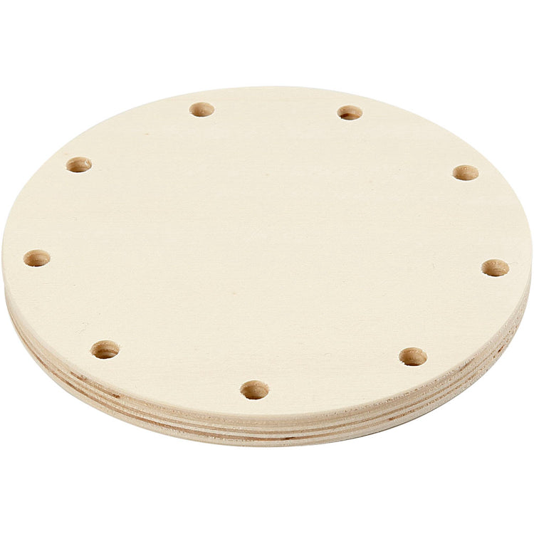 Creativ Company Form zum Korbflechten, D 12 cm, Dicke 10 mm, 1 Stück
