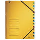 Sortiermappe Leitz gelber Karton A4