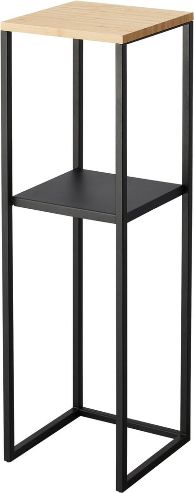 Yamazaki offener Schrank – 2 Ebenen – Turm – Schwarz