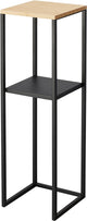 Yamazaki offener Schrank – 2 Ebenen – Turm – Schwarz