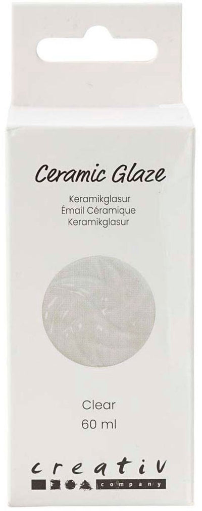 Creativ Company Keramikglasur, 984-1101 °C, transparent, klar, 60 ml 1 Flasche