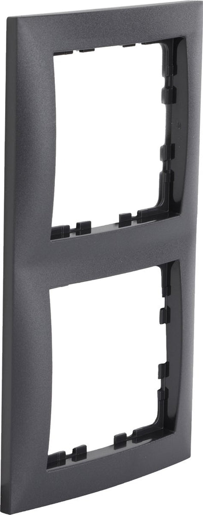 Abdeckrahmen Berker S1 - 2-fach - Anthrazit