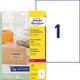 Adressetiketten Avery Zweckform transparent 25 Stück