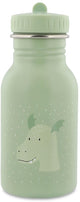 Trixie drinking bottle - mr. Drache – Edelstahl-Wasserflasche für Kinder – 350 ml – auslaufsichere Flasche – grün – Drache