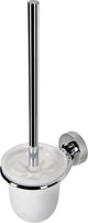 Geesa Luna Toilettenbürste mit Halter – weißer Bürstenkopf – Chrom