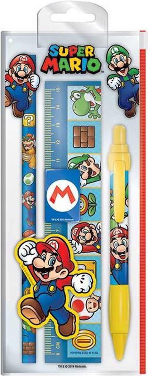 Nintendo-Super-Mario-Figuren – Schreibset