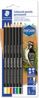 Staedtler Design Journey – Lumocolor permanentes Glasochrom – Set mit 6 Farben