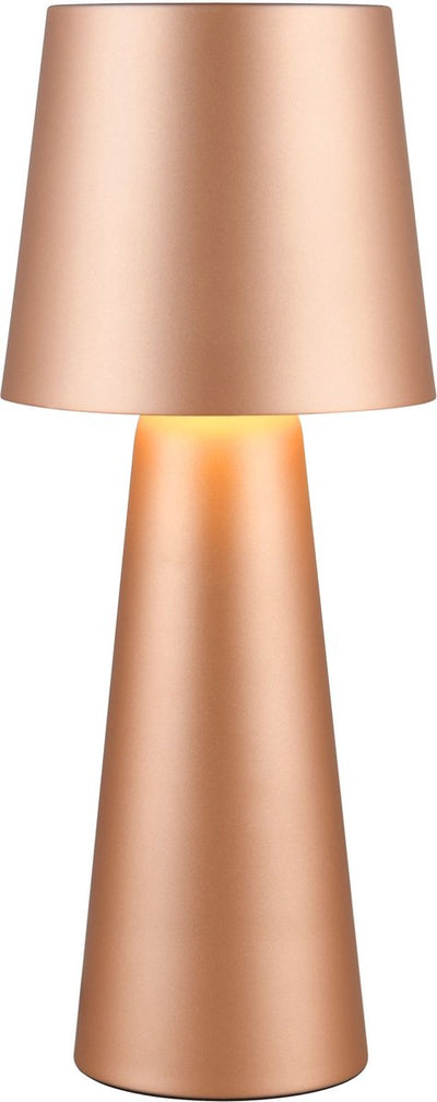 Trio Nubian - Tischleuchte - Mokka - exkl. 1x E27 7 W - Schnurschalter