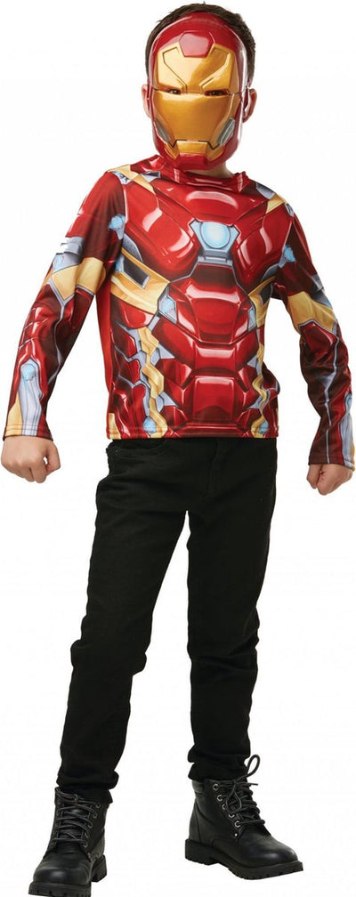 Rubies France – Iron Man Oberteil und Maske für Kinder