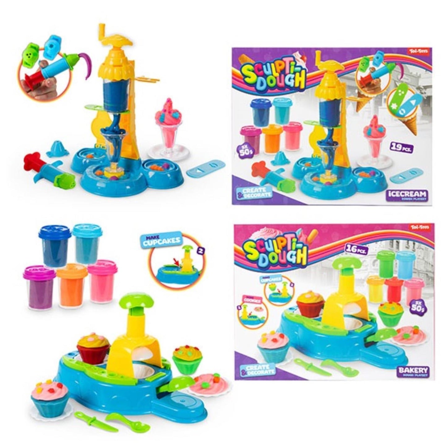 Toi-toys Toi Toys Ton-Set Eiscreme-Cupcake