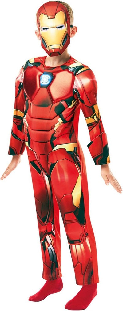 Rubies Rubies Marvel-Kostüm – Iron Man Jungen, rot, Größe 104