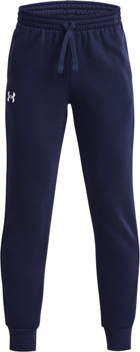 Under Armour UA Rival Fleece Jogger Unisex-Sporthose – Marineblau – Weiß