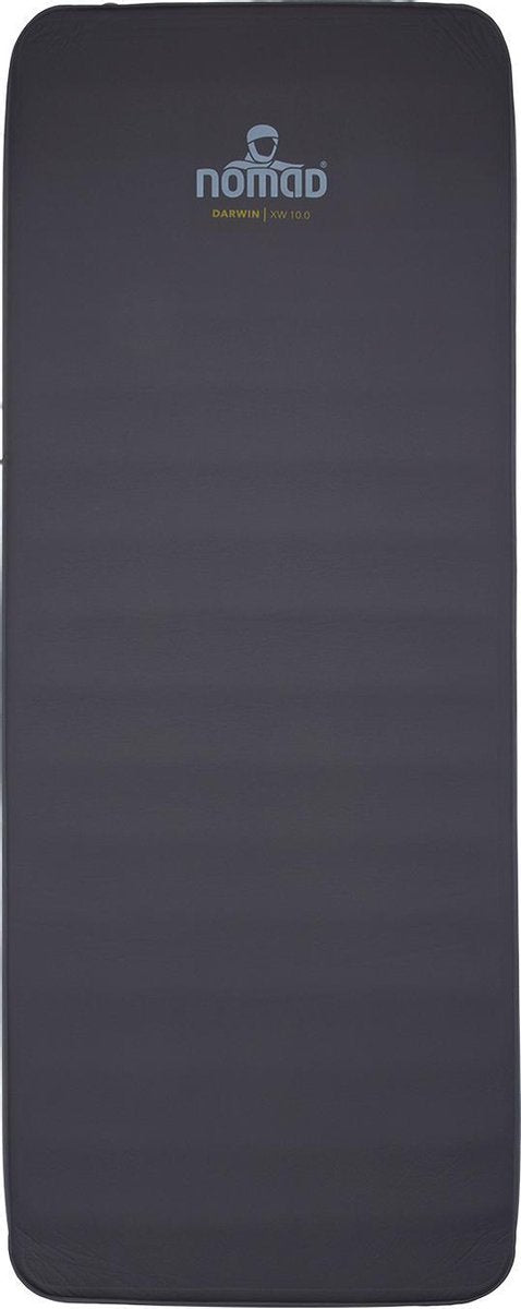 Nomad® Darwin XW 10.0 Isomatte selbstaufblasend | 198cm x 77cm | dunkelgrau | 10 cm Dicke | extra breit | inkl. Abdeckung