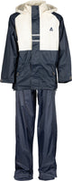 Ralka Regenanzug – Junior – Marineblau, gebrochenes Weiß – 116