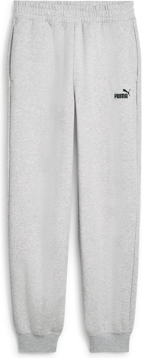 Puma ess klein Nr. 1 Logo Comfort High-Waist-Jogginghose FL CL Damen-Jogginghose – Hellgrau meliert