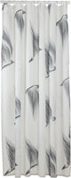 Robbenfellvögel - Duschvorhang 180x200 cm - Polyester - Schwarz und Weiß