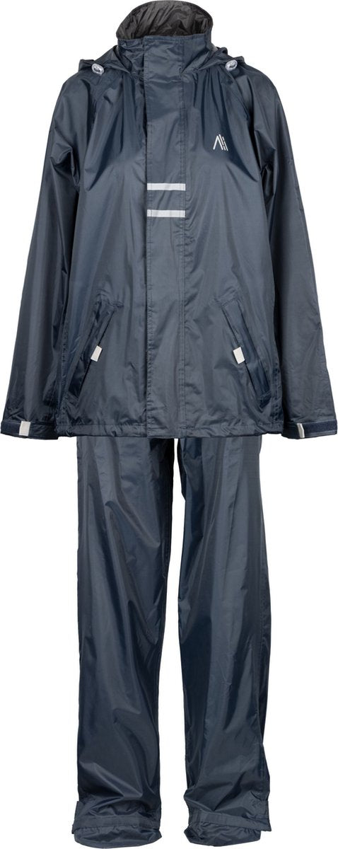 Ralka Regenanzug wasserdicht und atmungsaktiv – Senior – Reflektion – Marineblau – L