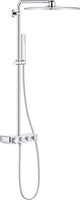 Grohe Euphoria SmartControl 310 Cube Duo Regenbrause – Ø 31 cm – quadratisch – inklusive Thermostatarmatur – mit Cooltouch-Technologie – Chrom