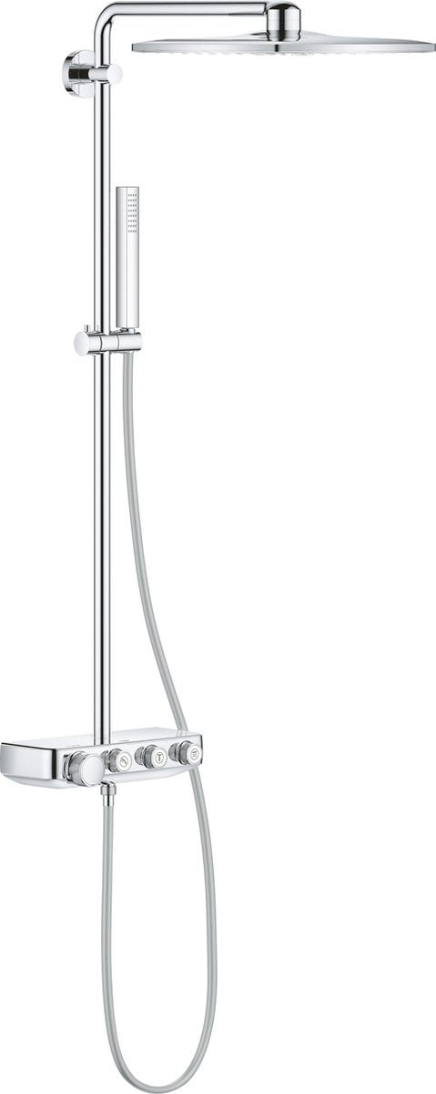 Grohe Euphoria SmartControl 310 Cube Duo Regenbrause – Ø 31 cm – quadratisch – inklusive Thermostatarmatur – mit Cooltouch-Technologie – Chrom