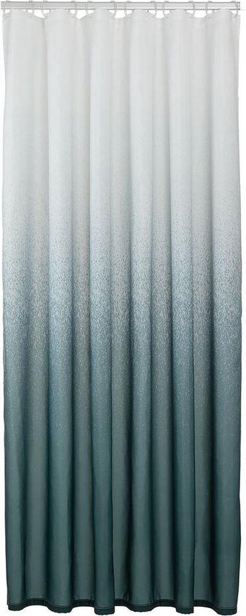Robbenfellmischung – Duschvorhang 180 x 200 cm – Polyester – Grünweiß