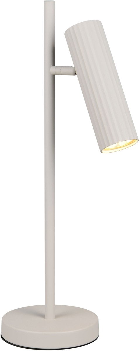 Trio Soka - Tischleuchte - Grau Warm - exkl. 1x GU10 5 W - Schnurschalter