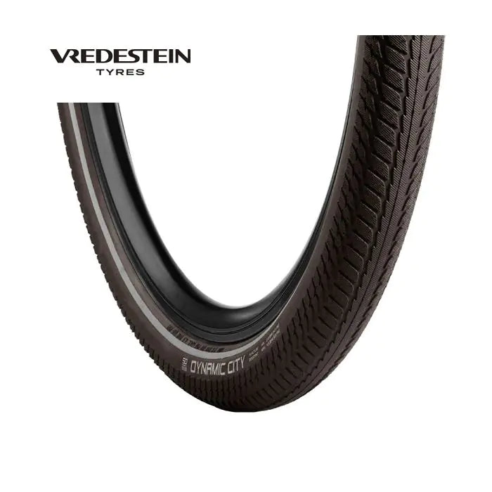 Vredestein Reifen Dynamische Stadt 28 x 1,75 Brown Refluen