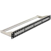 Delock Keystone Patchpanel 19 48 Port 1 Hey