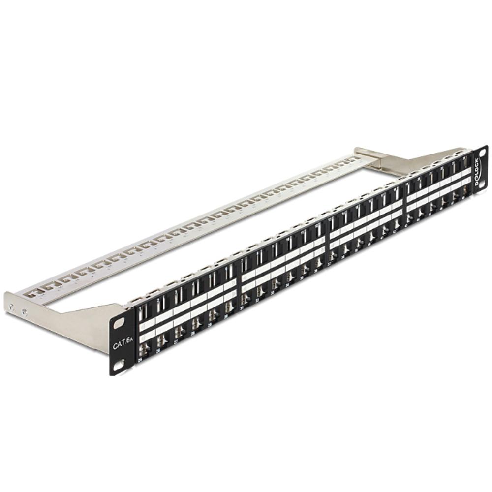 Delock Keystone Patchpanel 19 48 Port 1 Hey