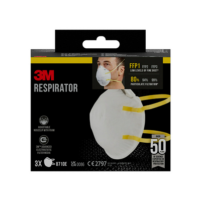 3m 1061819 - Staubmaske P1 Nr. 8710c3n 3 Stück | 6 Stück