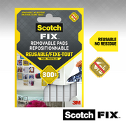 3 m 1071429 – abnehmbare Scotch-Fix™-Selbstpads 11 mm x 15 mm, 36 PS | 24 Stück - afbeelding 1