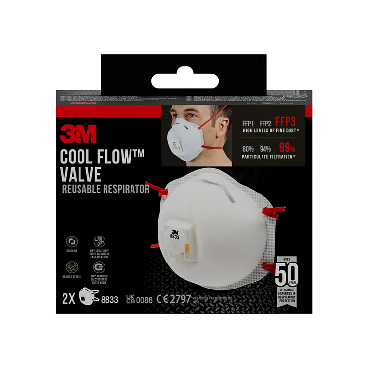 3m 1074270 - Staubmaske mit Ventil ffp3 | 1 Stk
