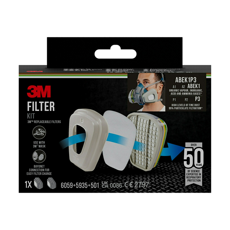 3m 1074272 - Filterset abek1p3 | 1 Stk