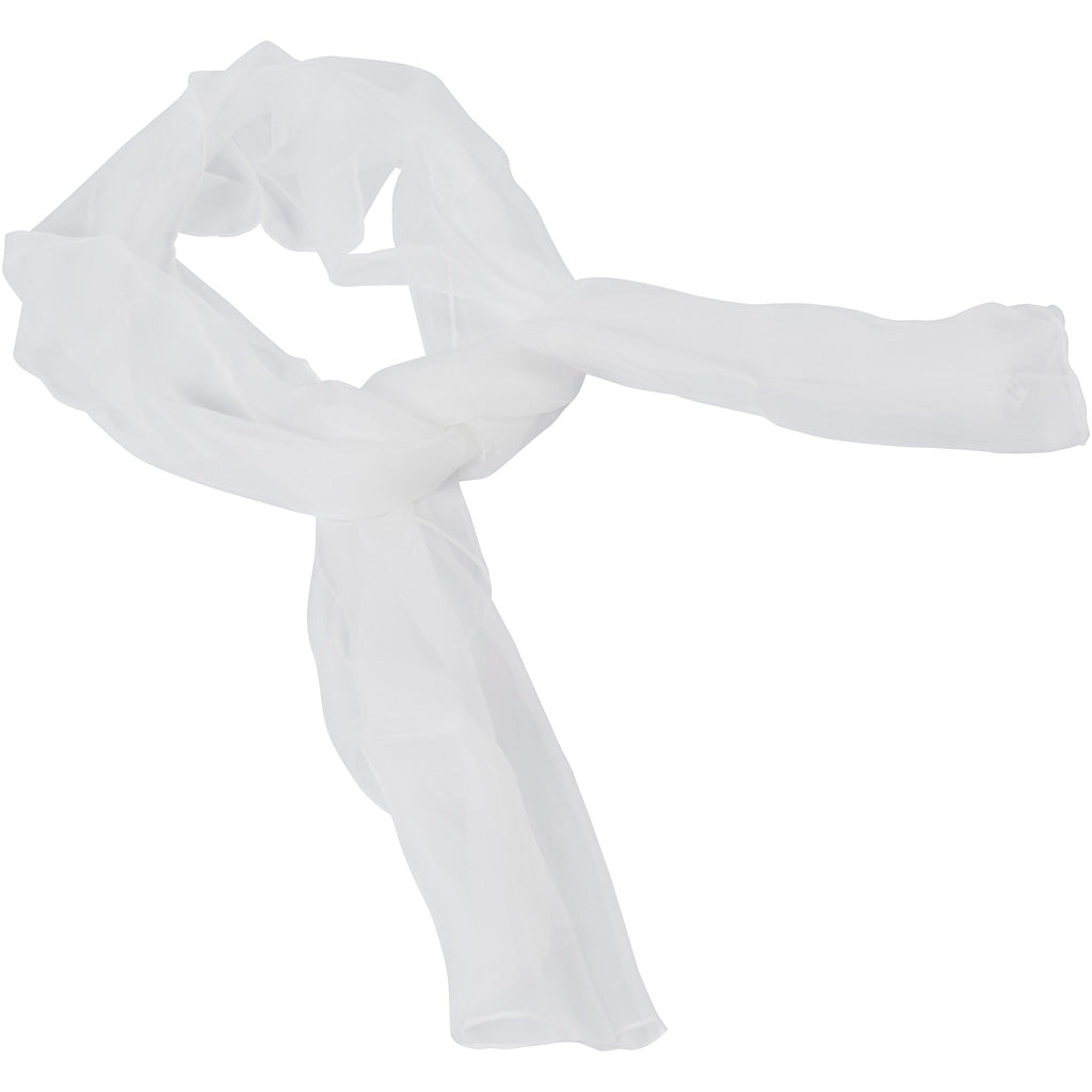 Creativ Company Silk Chiffon Schal, AFM 45x180 cm, 15 Gr, 1 Stück