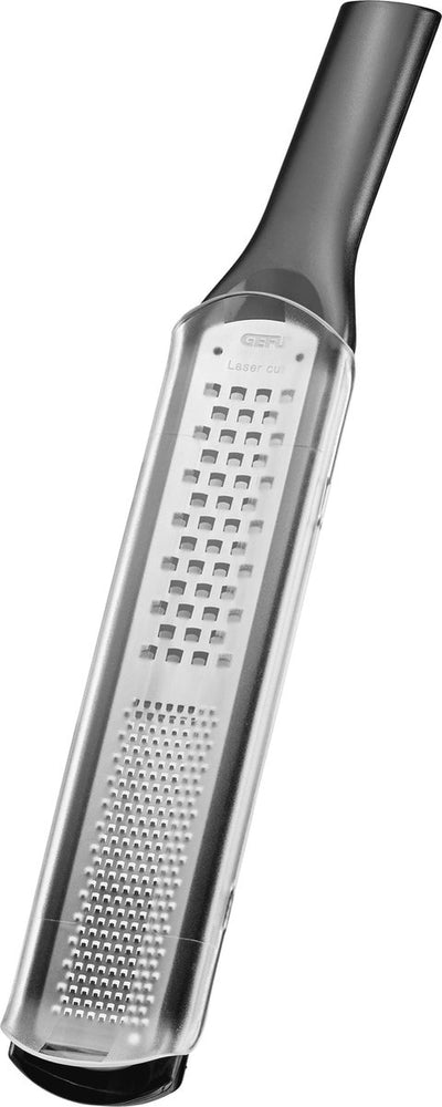 Gefu Rafino fine and coarse grater 32.4 cm – 2-in-1 – laser cut – stainless steel