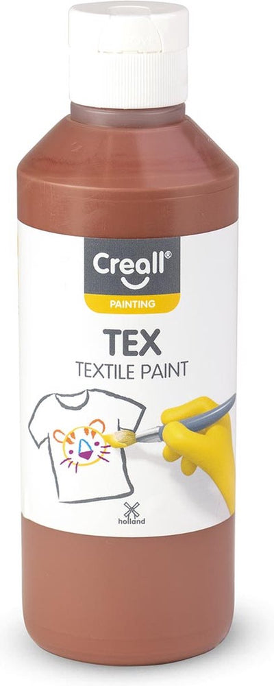 CRARL Textile Paint Brown, 250 ml