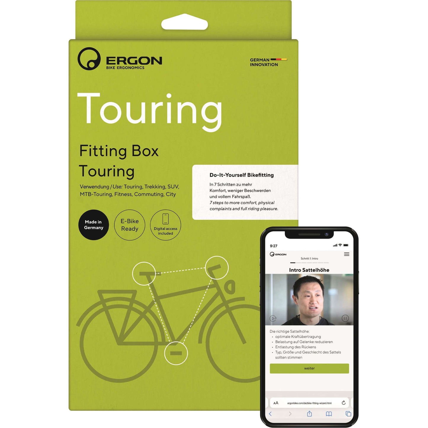 Ergon-Anpassungsbox Touring E-Bike