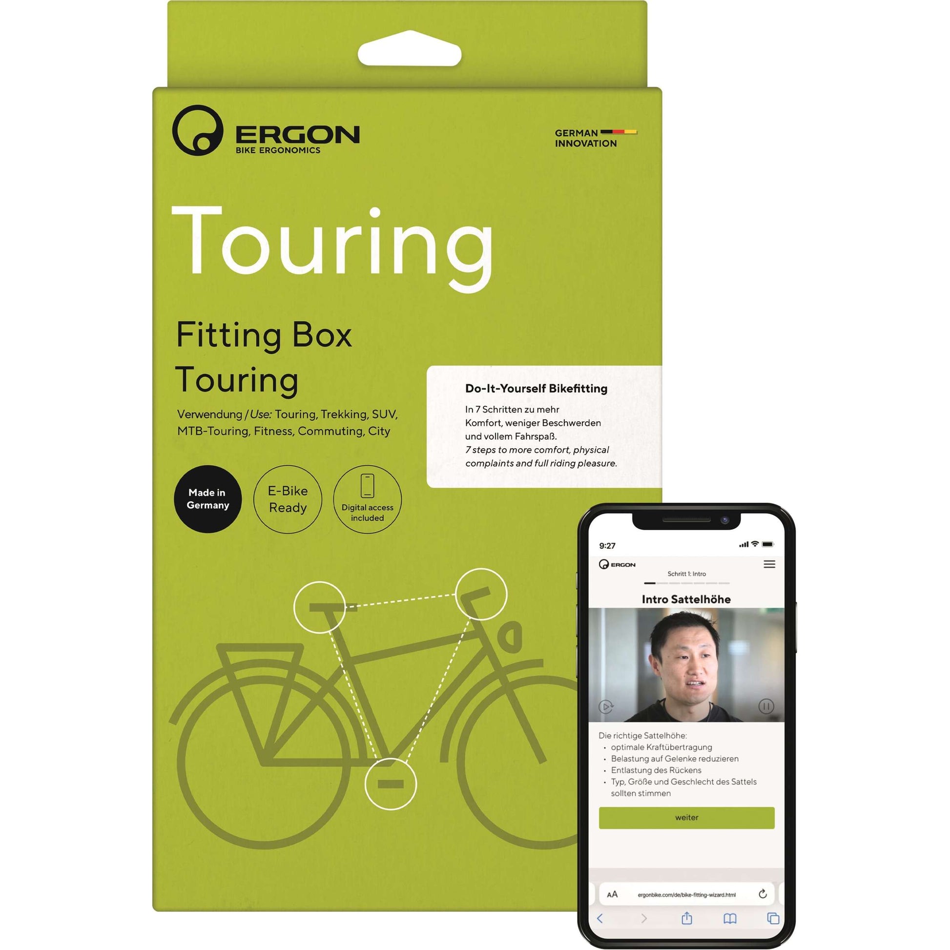 Ergon-Anpassungsbox Touring E-Bike