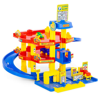 Wader Wader -Parkhaus mit 3 Stockwerken 58,5 x 51 x 59 cm