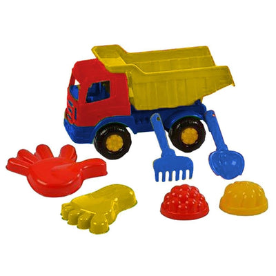 Cavallino Toys Cavallino Classic Tipping Truck mit Strandset, 6dlg.